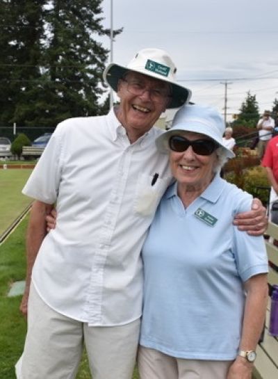 Second place:﻿ Anne & Geoff Holland