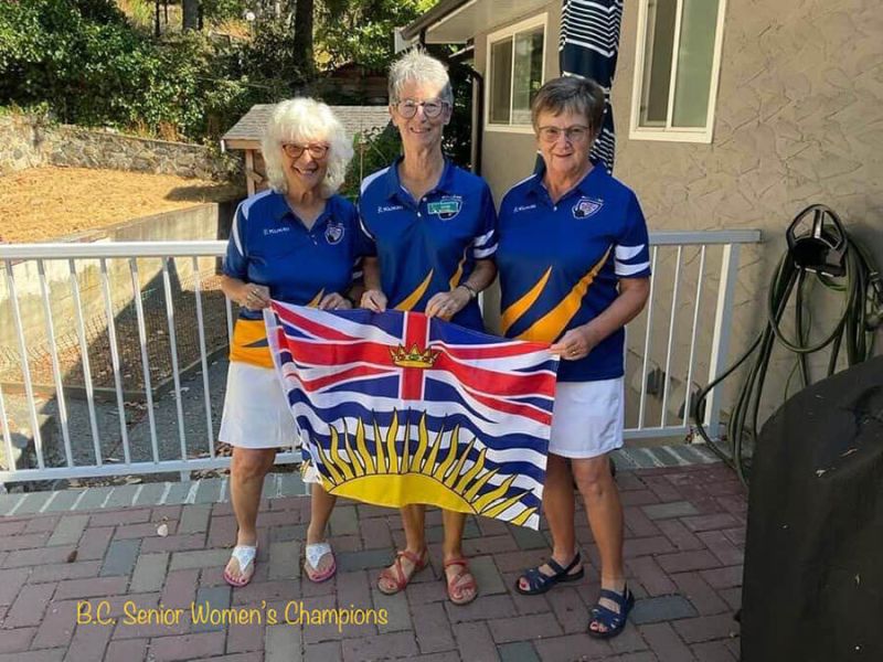 Parksville Lawn Bowling Club BC Senior Women's Champions