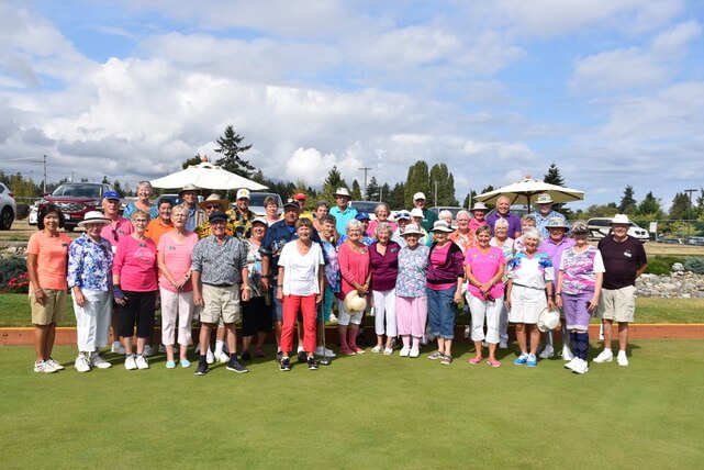 Parksville Lawn Bowling Club members at Novice Meet and Greet