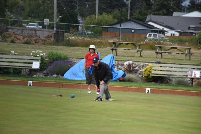 Parksville Lawn Bowling Club members at Opening Day Draw